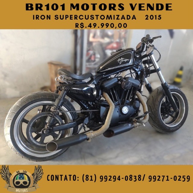 IRON 883 2015 SUPER CUSTOMIZA BY BR101 MOTORS