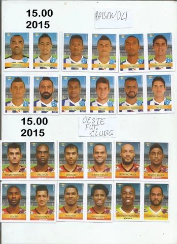 figurinhas campeonato brasileiro 2015 - Foto 3