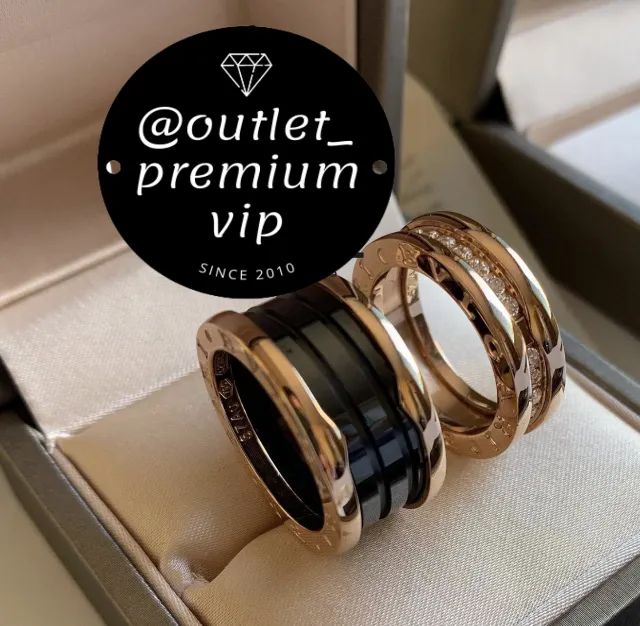 aliança anel bvlgari bulgari grossa 10mm - Foto 4
