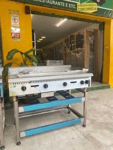 Chapa para hambúrquer profissional linha prime toda inox / marca venâncio - Foto 6