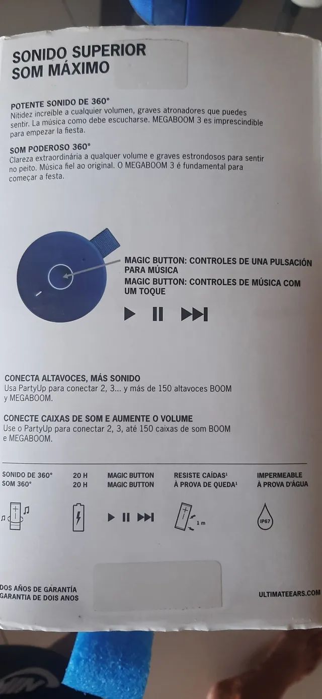 Pin de De Sete Lagoas BR MG em Caixa de som artesanal smartfhone