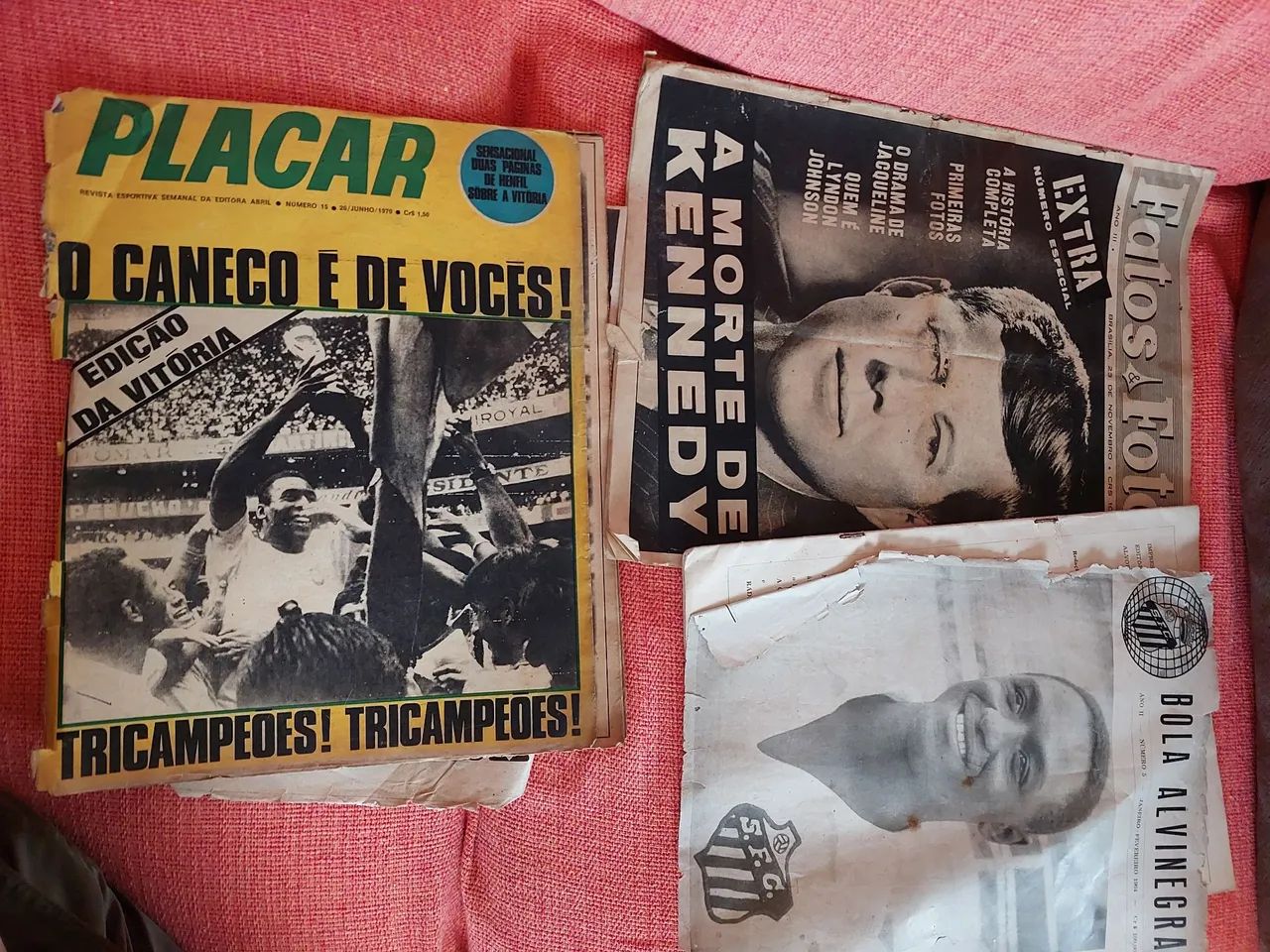 Lote de Revistas Placar e Fatos e Fotos ANTIGAS - Foto 3