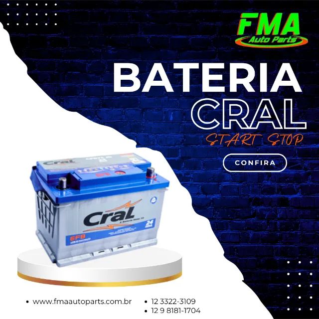 Bateria Start Stop Cral CFB60JD