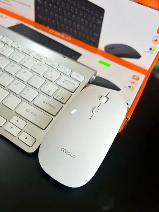 Kit Teclado e Mouse Sem Fio GOLD TCD-02 - Foto 3
