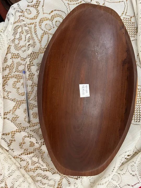 Tigela de Madeira Maciça - Foto 3