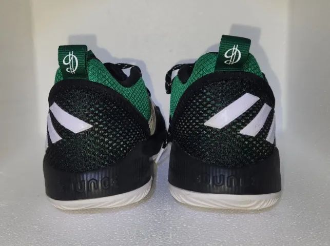 Tênis Basquete Adidas Dame Extply 2.0 - Verde+Branco 43 BR - Foto 5