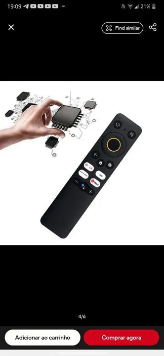 Controle realme stick 4k em otimo estado - Foto 5