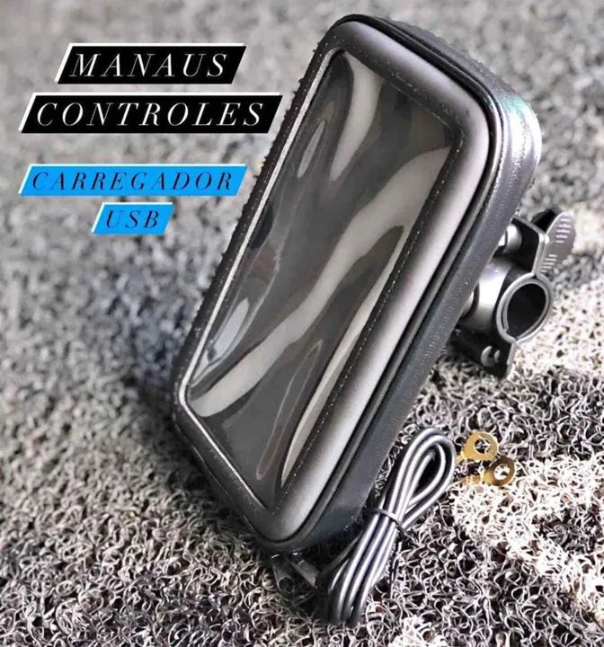 Suporte para celular a prova d'água com carregador 