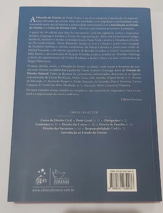 Filosofia do Direito - Paulo Nader - Foto 2