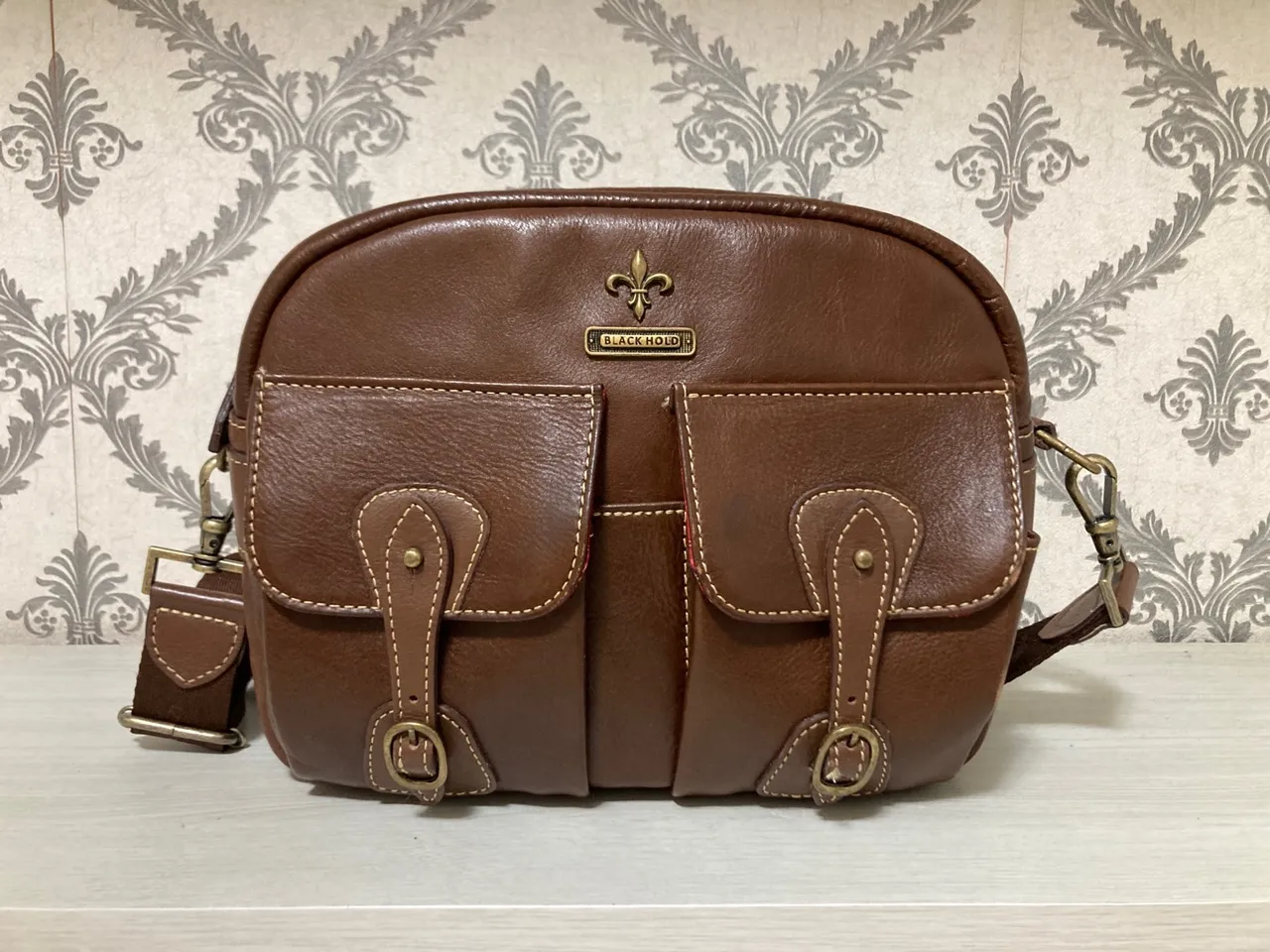Bolsa de Couro Black Hold