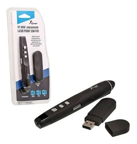 Apontador Laser Pointer E Apesentador De Slides Knup Kp-8008 - Foto 2