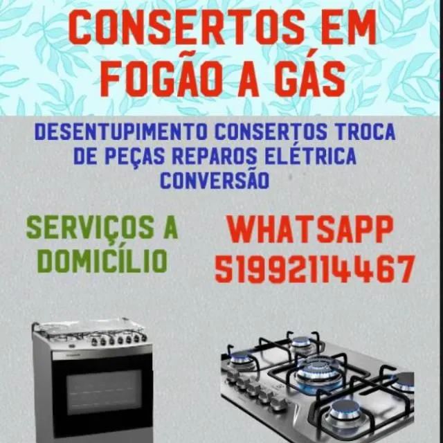 Consertos em fogão a gás conversão 