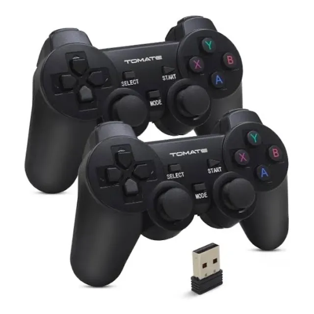 2 controle sem fio compatível com Ps3, pc, notebook e game stick