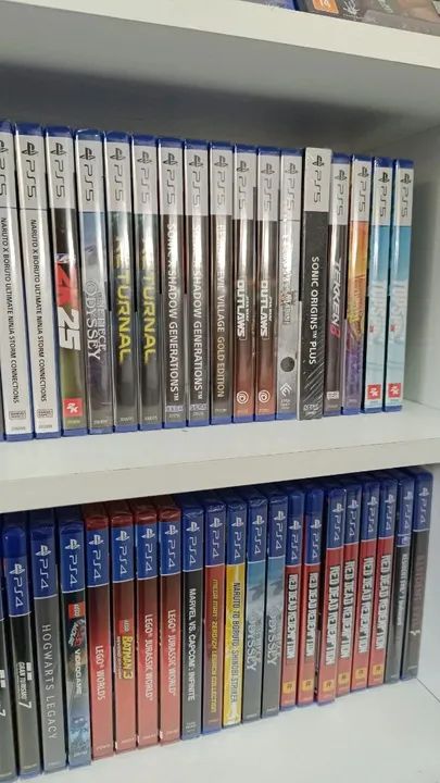 Jogos lacrados para PS5 e PS4 super estoque 