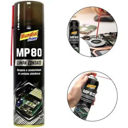 Limpa Contatos Eletricos 300ml Mundial Prime  - Foto 2