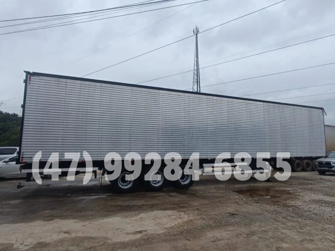 Carreta Baú 30 paletes ano 2020 semi nova super reforçada  - Foto 9