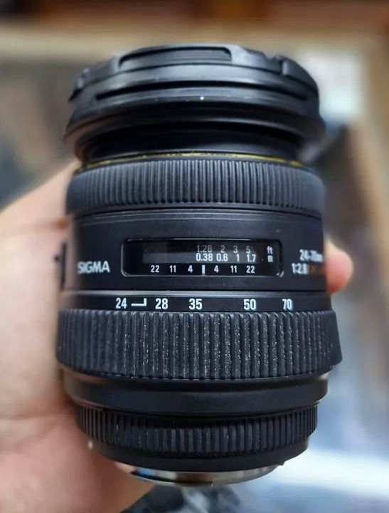 Lente Sigma 24-70mm f/2.8 DG OS HSM para Câmeras DSLR e full frame - Foto 3