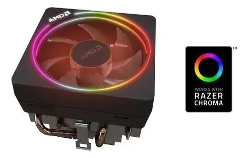 Cooler Amd Wraith Prism P/ Socket Am4 Tdp 105 W - Foto 4