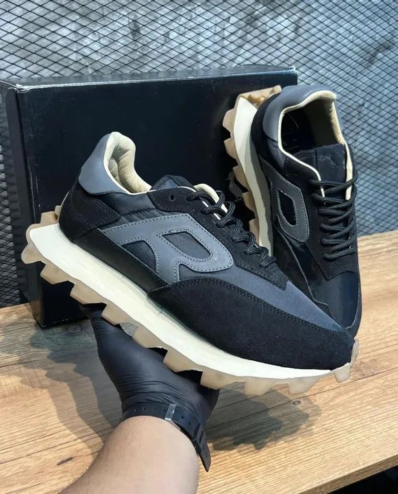 Tênis Casual Preto e Branco - Foto 5