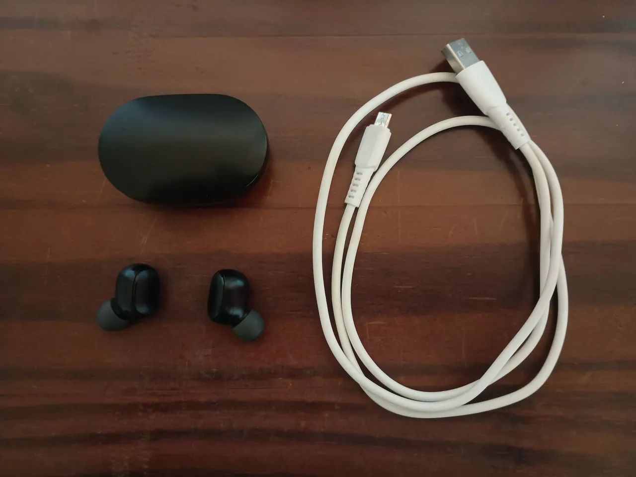 Fone Alta Qualidade Xiaomi Bluetooth Airdots Mi True Basic 2 Preto. - Foto 2