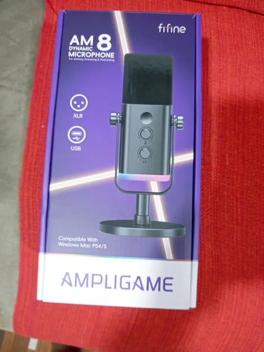 Microfone Gamer Fifine AM8 - USB e XLR