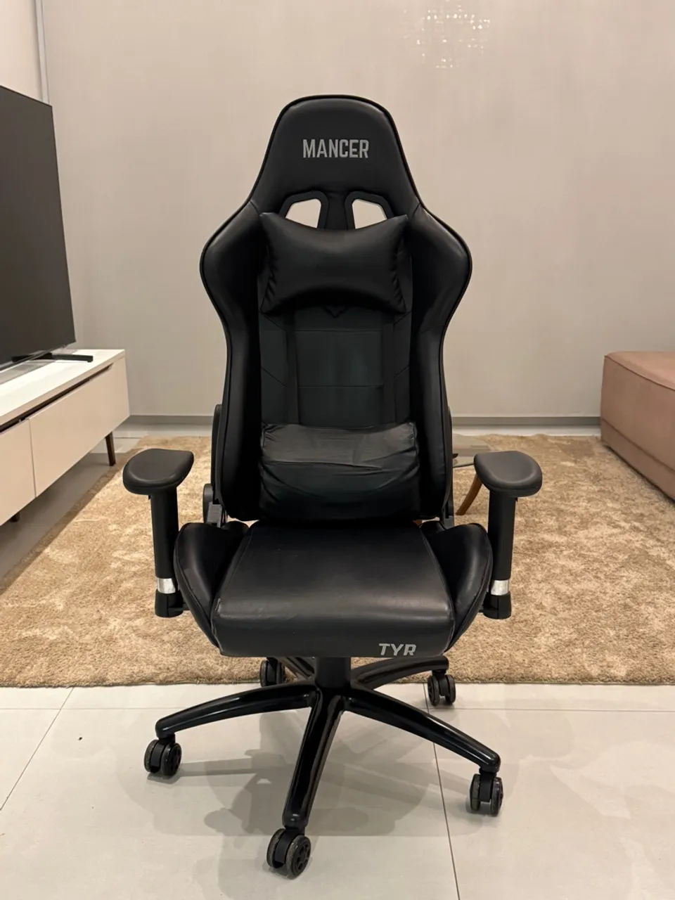 Cadeira Gamer Mancer Tyr Preta - EXCELENTE ESTADO