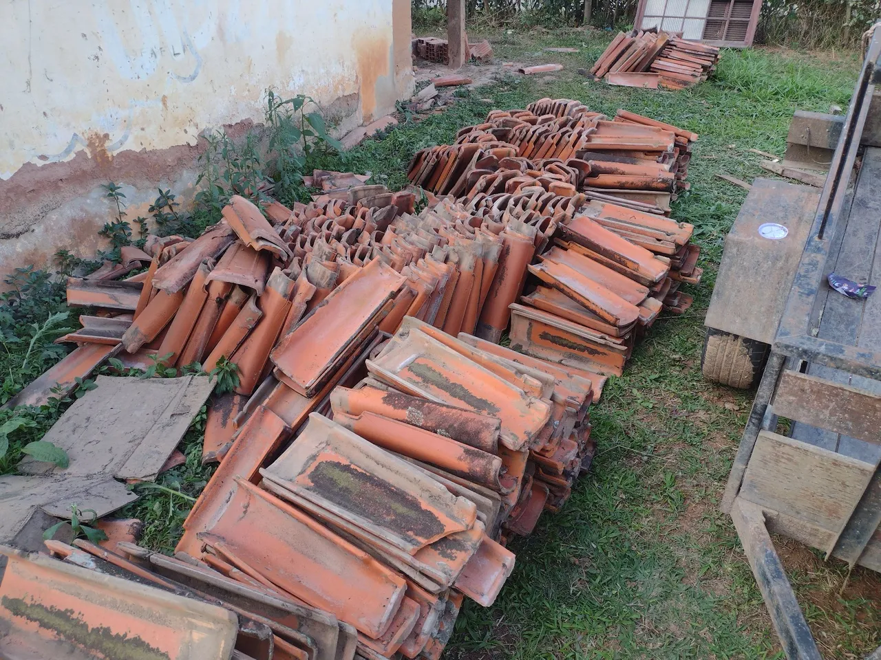 Telhas de cerâmica para construção