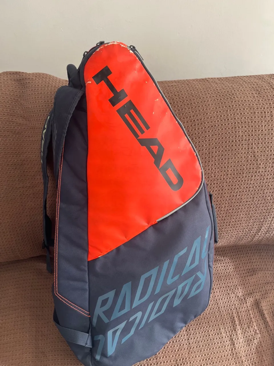 Raqueteira Head Radical Combi 6R Marinho e Laranja
