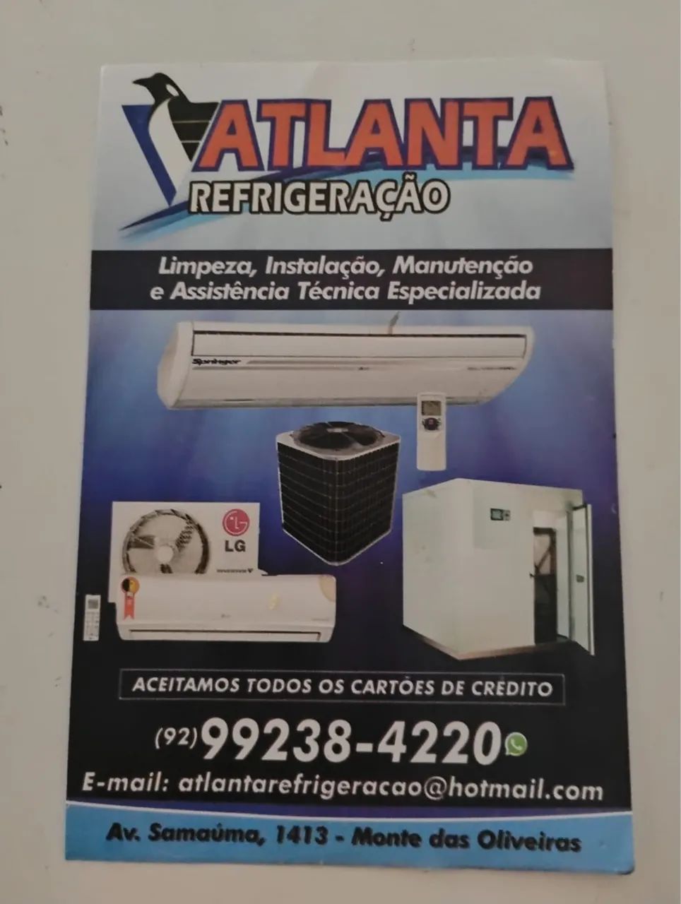 Refrigeração Manutenção Instalação e Limpeza 