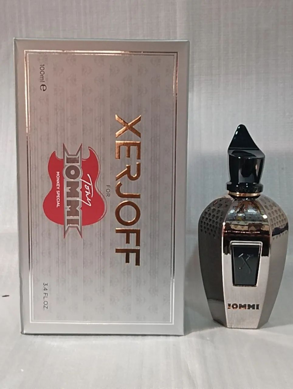 Perfume Xerjoff Iommi monkey Special Black Sabbath 100ml Compartilhavel.