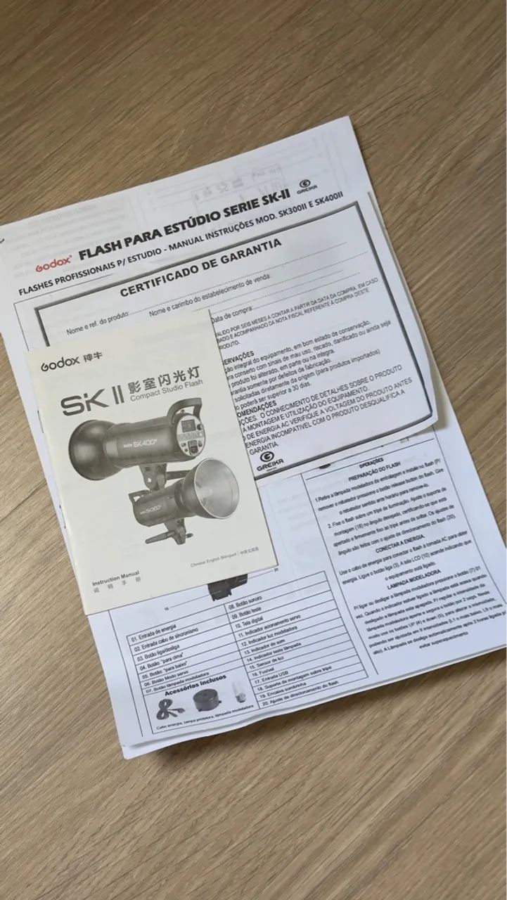 Flash Godox SK300II - Iluminação para Estúdio - Foto 5