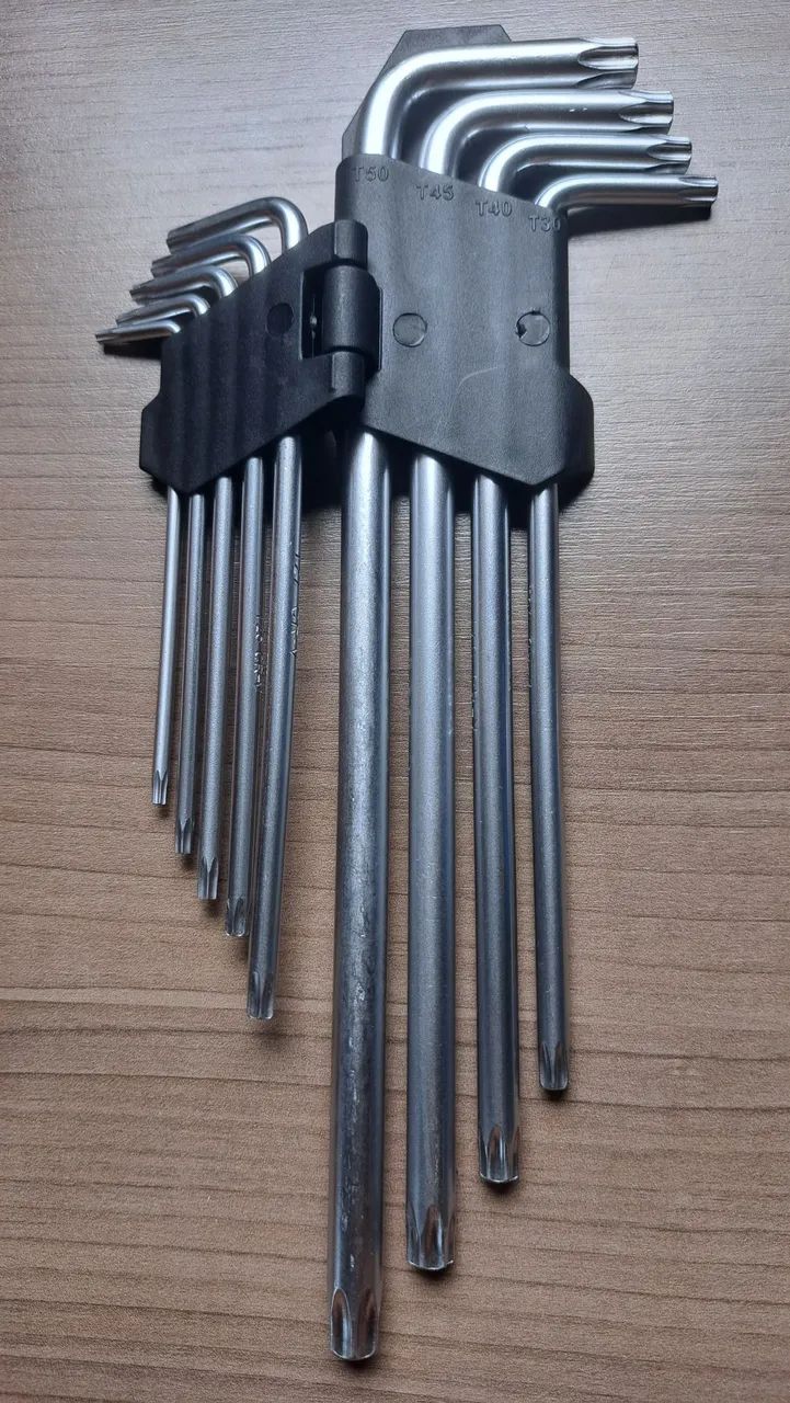 Chave Torx L SECURITY 9 peças!!! - Ferramentas de Construção