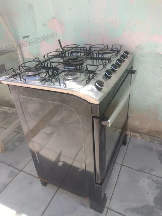 Fogão Itatiaia 5 bocas funcionando perfeitamente 450 - Foto 5