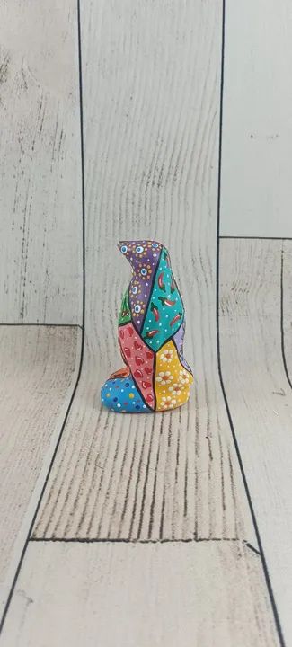 Pinguim decorativo P Colorido - Foto 5