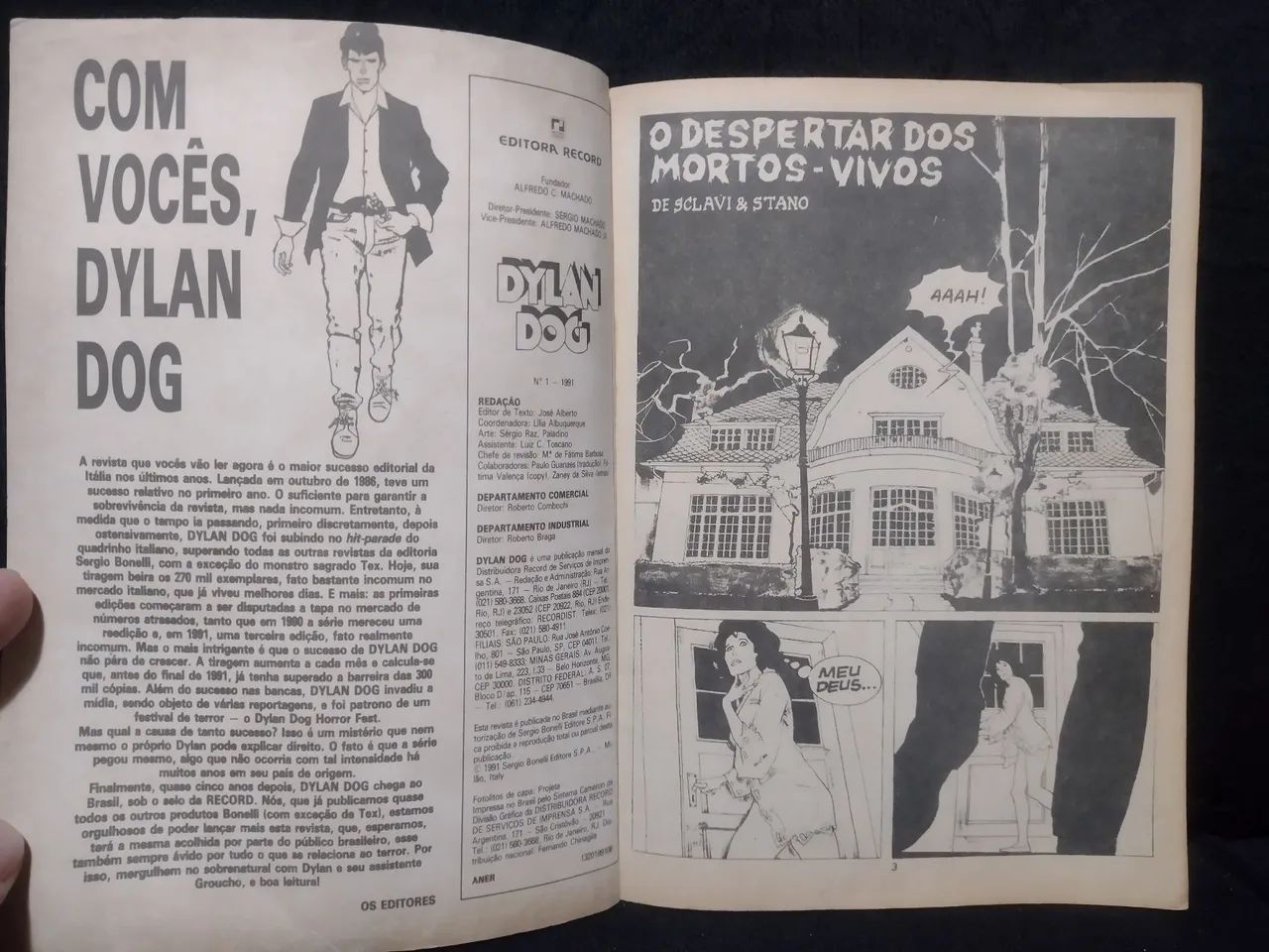 Dylan Dog número 1 (editora Record -1991) - Foto 2