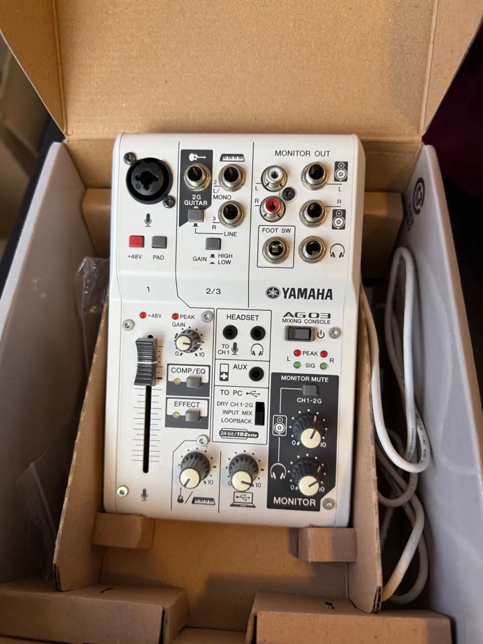 Interface de audio Yamaha AG03 como nova!