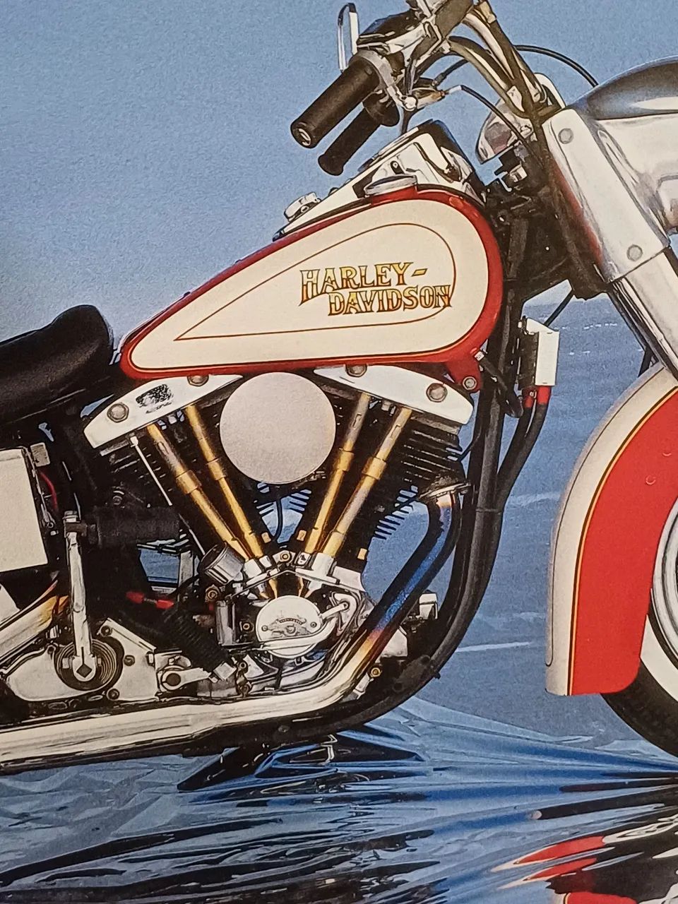 Quadro Decorativo da Harley-Davidson Electra Glide - Foto 5