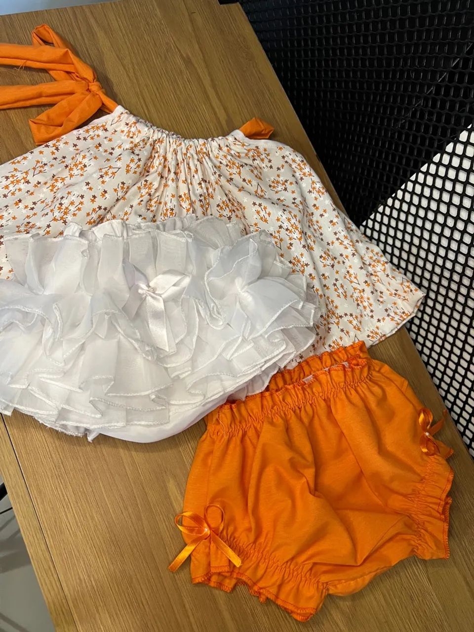 Conjunto Infantil: Jardineira e Shorts - Foto 5