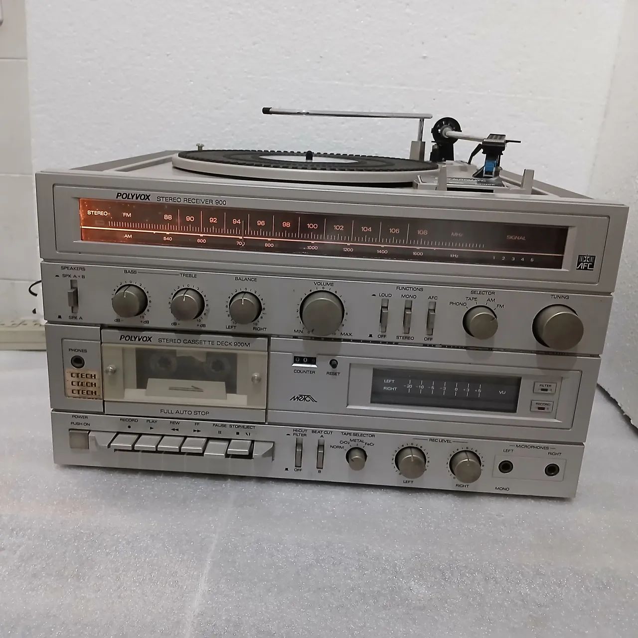 Som Polyvox 3x1 Toca Discos - Deck - FM  - Foto 2