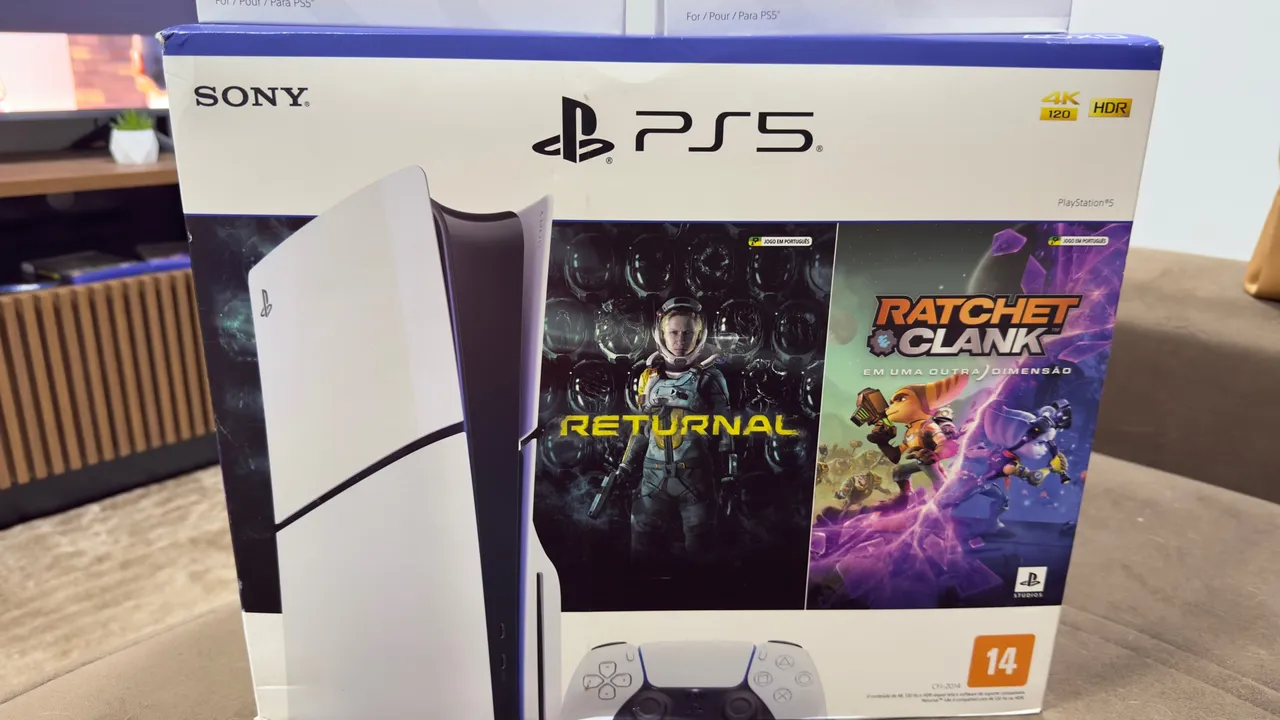 PS5 novo na caixa ? parcelamos no cartão