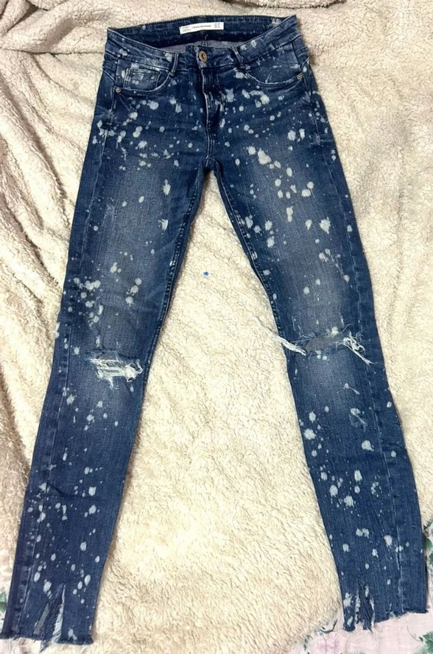calça jeans zara 34