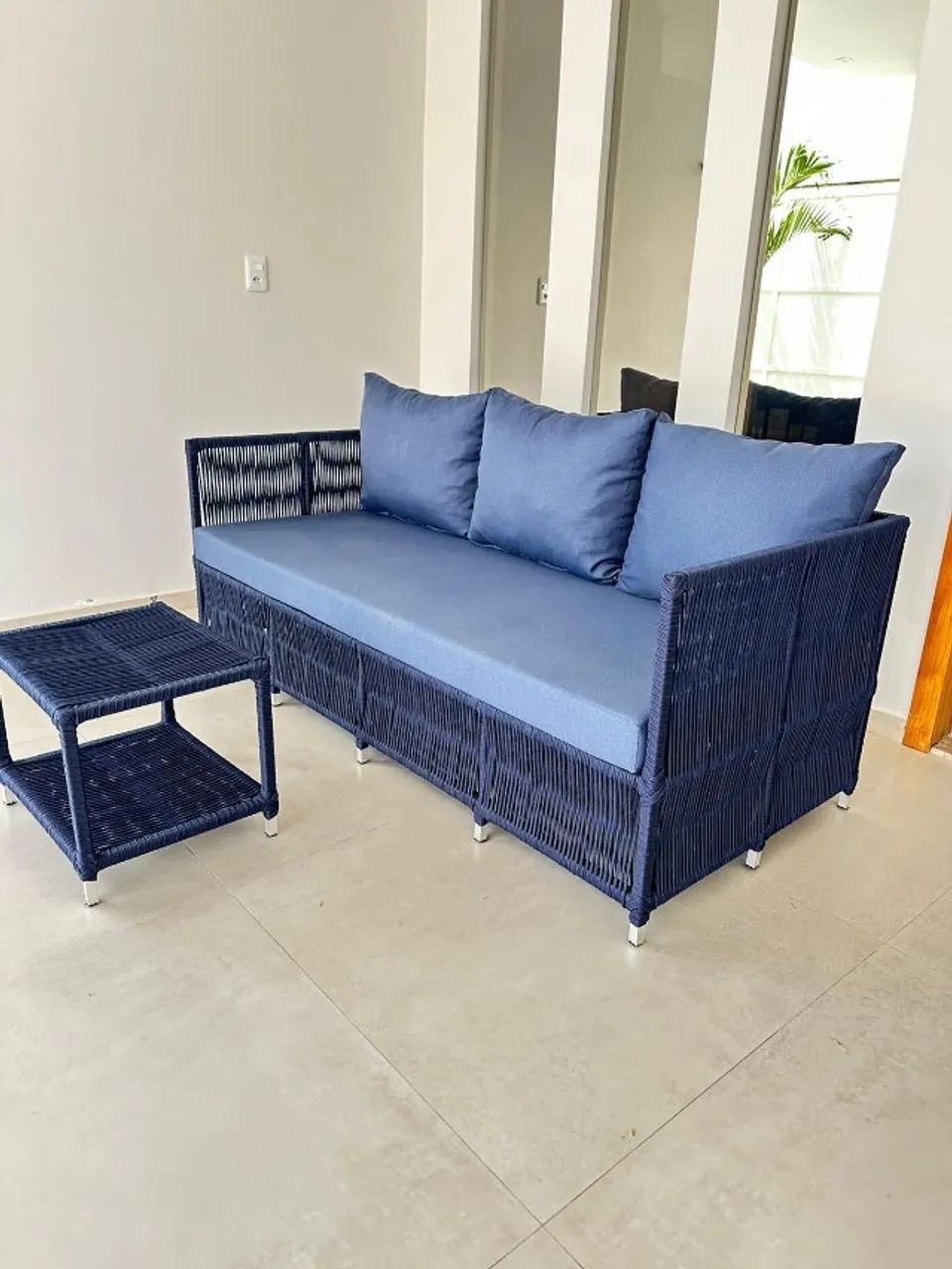   Sofá em Alumínio e Corda Náutica... Aqui Oferecemos Conforto e Qualidade.... - Foto 2