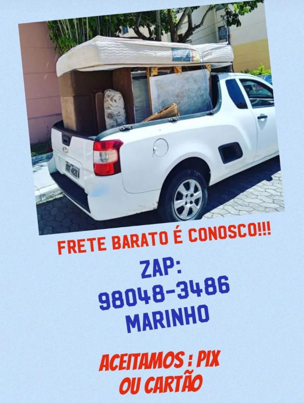 Fretes pequenos