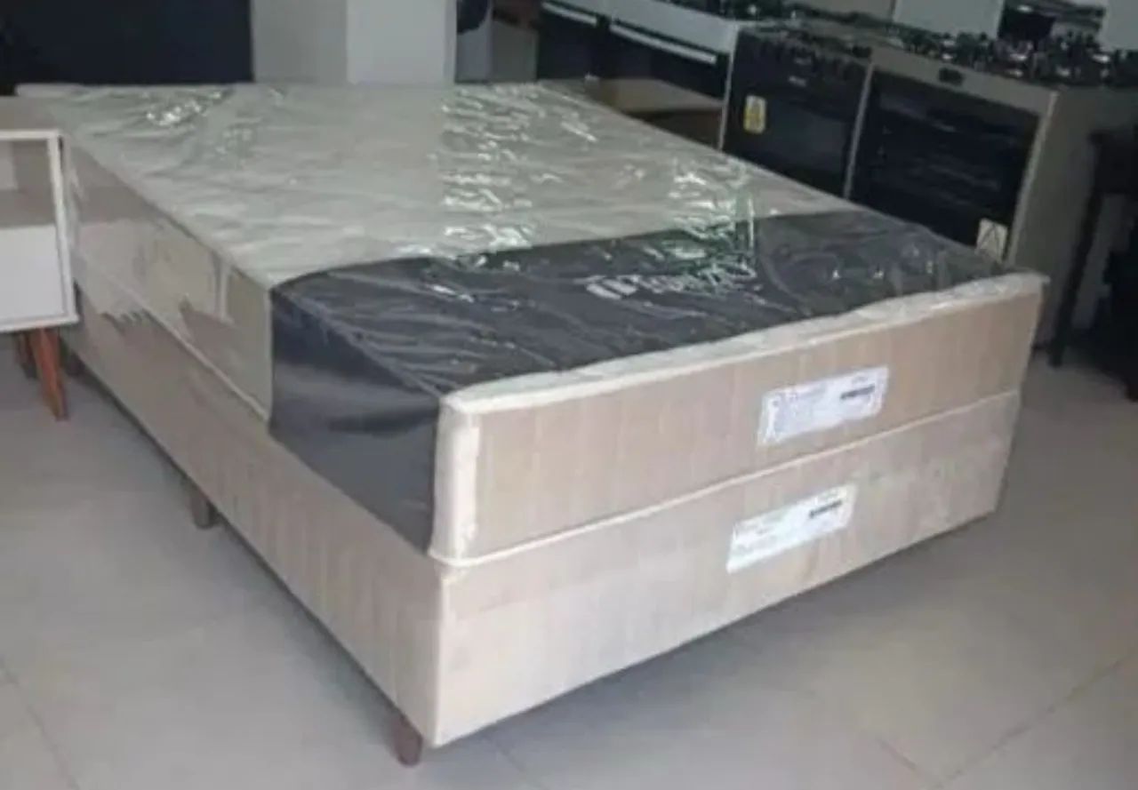 Cama Box Casal - Conforto e Qualidade! Super Promoção 