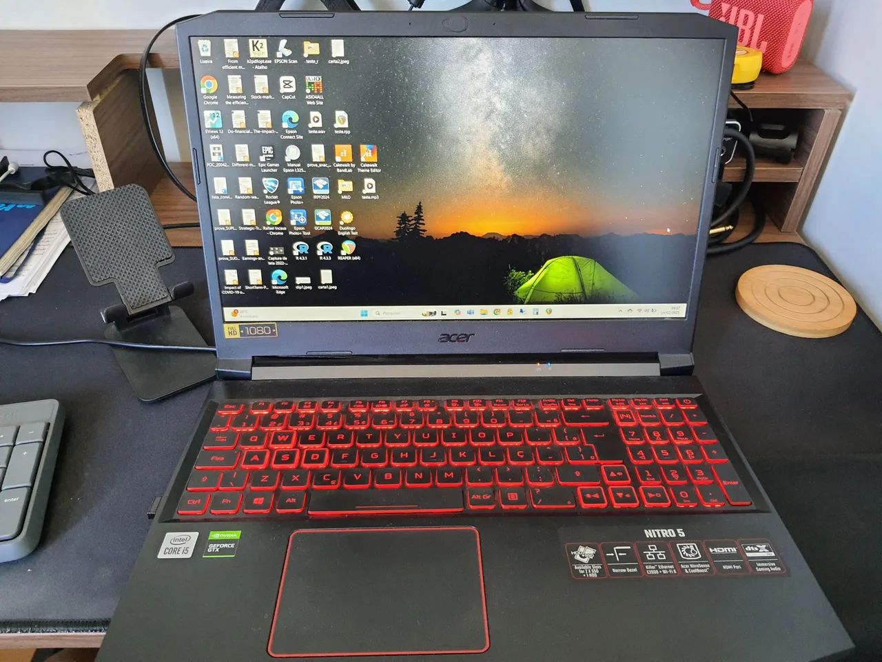 Combo Gamer Imbatível: Notebook Acer Nitro 5 + Monitor LG Ultrawide