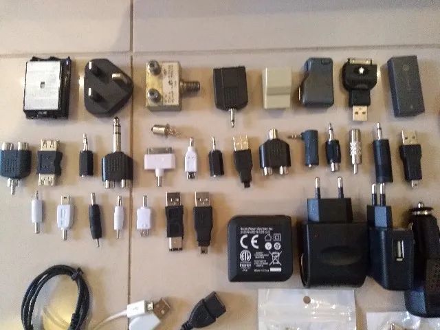 Cabos, Adaptadores, conexões diversas. Computadores, celulares. Todos os produtos estão di - Foto 5