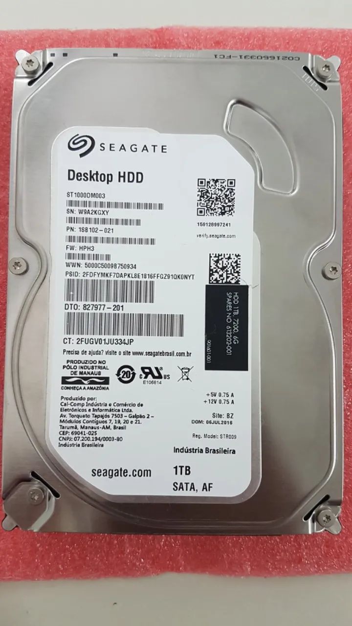 HD 1TB Seagate 7200RPM Perfeito estado! - Foto 3