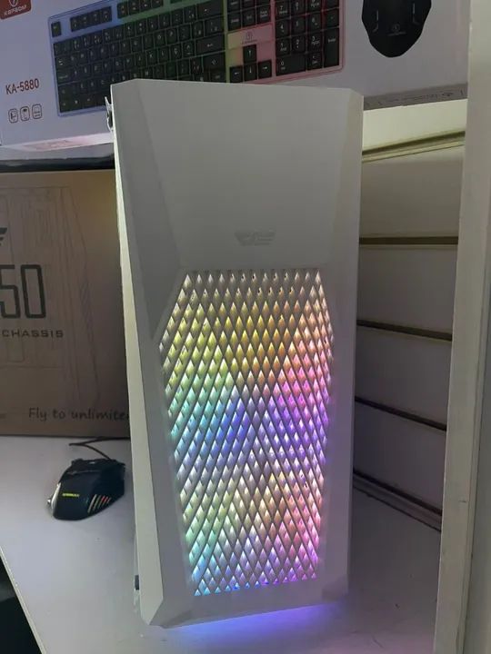 Pc Gamer Fx Branco Luxo Novo Lacrado na Caixa  - Foto 4