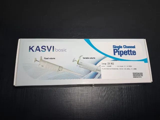 Micropipeta monocanal 20-200 ul Kasvi