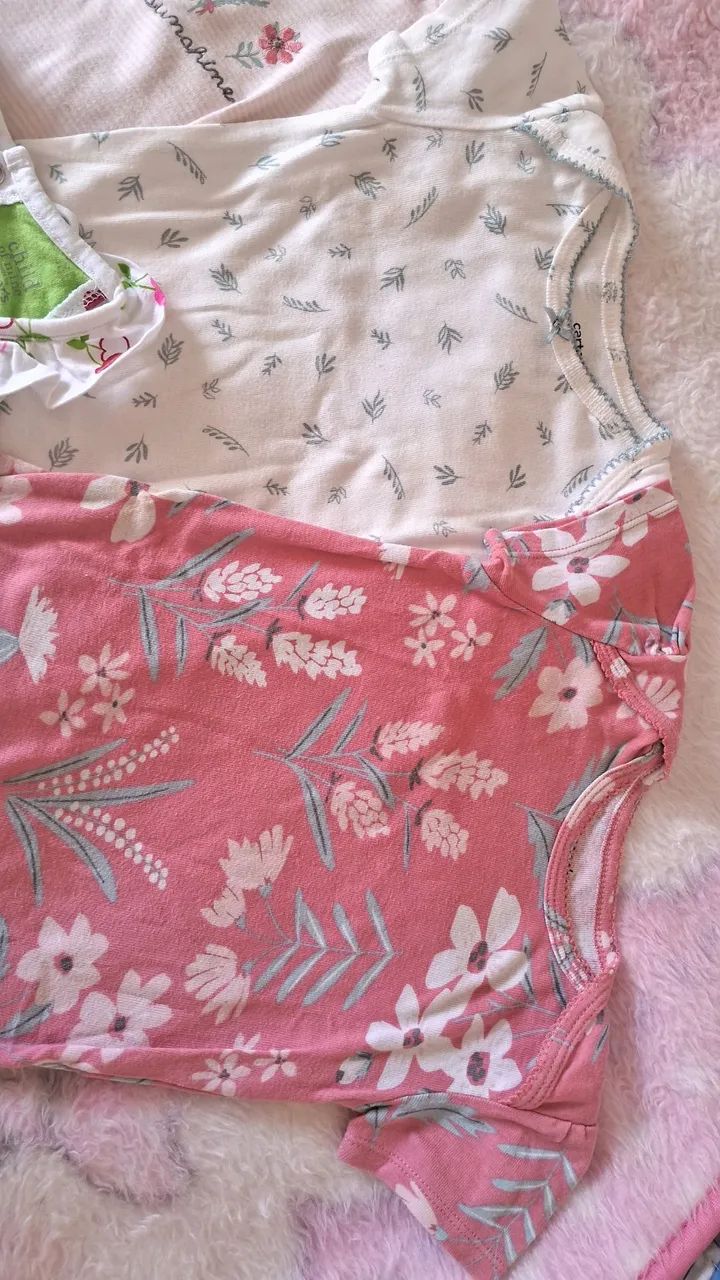 Lote Bodies Carter's Verão - 24 meses - Menina - Foto 3